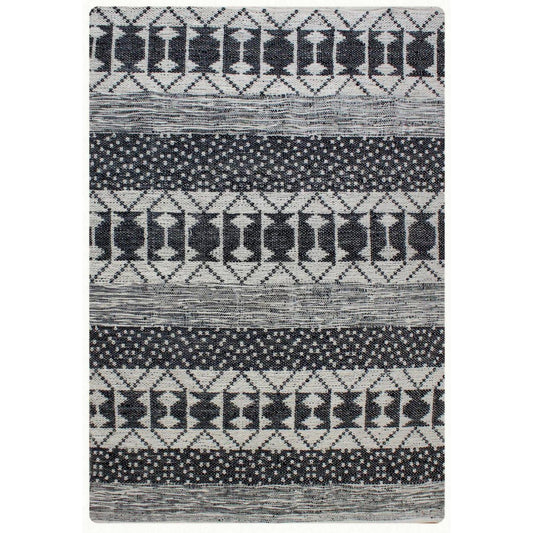Tapis Zambezi Ivoire/koolstof 160 x 230