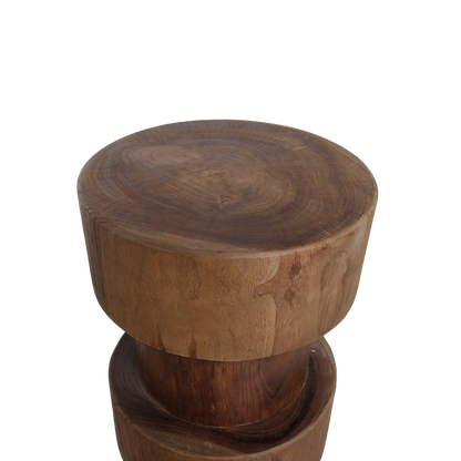 Forma barkruk Totoma naturel — schuine hoek — MEUBELIER
