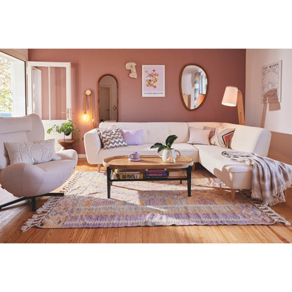 Tom Tailor T-TRAY TABLE LONG salontafel – mangohout & staal (120x50 cm)