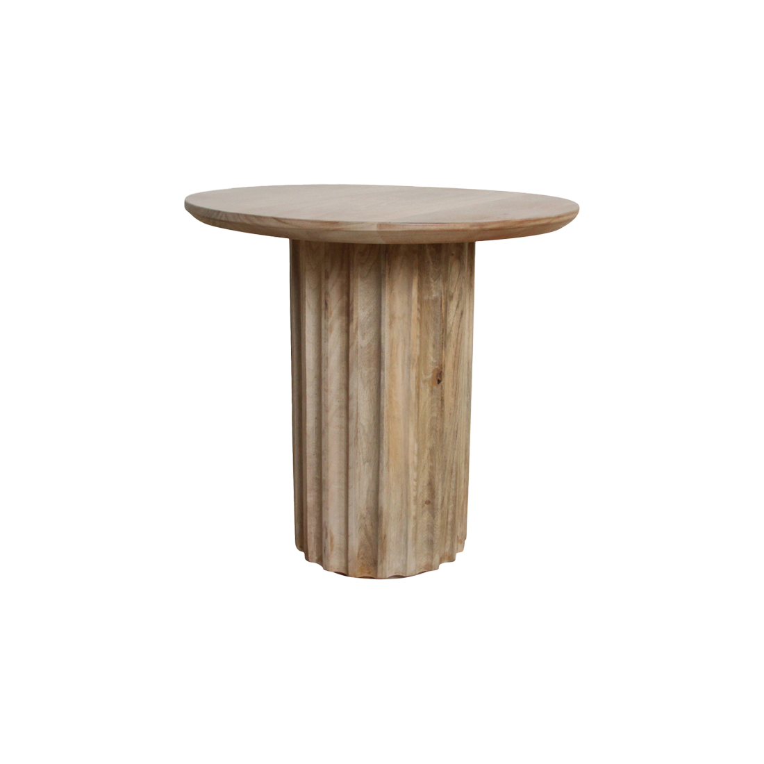 Bullnose bijzettafel naturel 50 cm