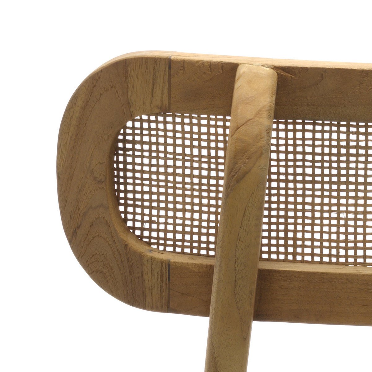 De Nova Stoel - Naturel | Teakhout met Rattan — sfeerimpressie — MEUBELIER