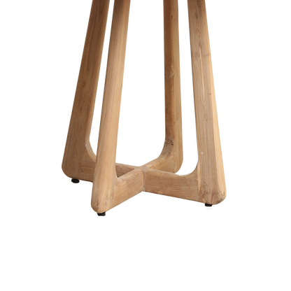 Verano tuintafel Ø 100 cm – Gerecycled teakhout