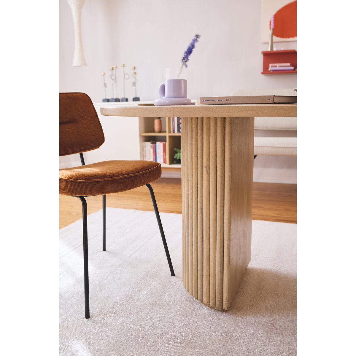 Tom Tailor T-RIBBED TABLE LARGE – eettafel 180 x 90 cm (mangohout)