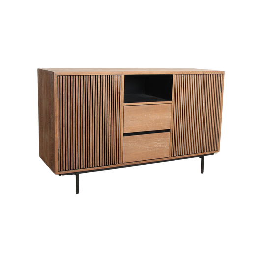 Rhythm teakhouten dressoir – 140x45x85 cm — dressoir kopen bij MEUBELIER