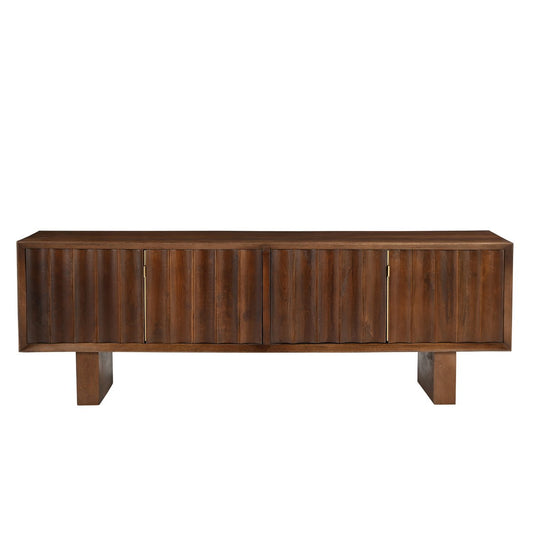 Lowboard mangohout 180 cm – 4 deuren