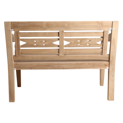 Boho tuinbank – teakhout – 120 cm — sfeerimpressie — MEUBELIER