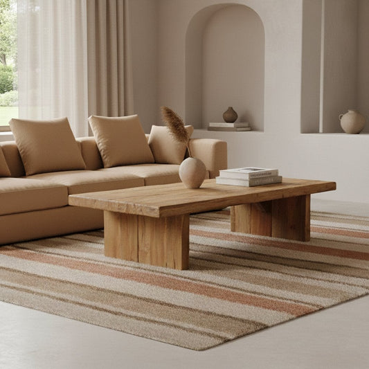 Teakhouten salontafel van FSC-gerecycled teak