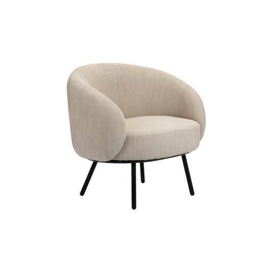 Mars Lounge Chair Beige – Pole To Pole — fauteuil kopen bij MEUBELIER