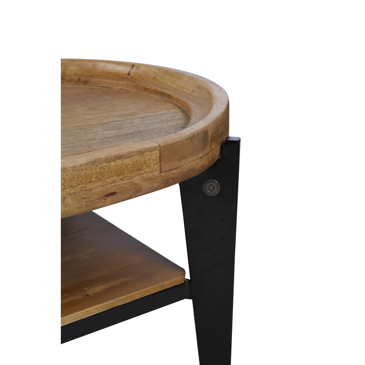 Tom Tailor T-TRAY TABLE LONG salontafel – mangohout & staal (120x50 cm)