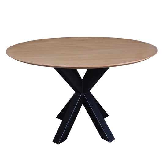 Tafel 120x120 van Sungkai hout – SCANDI BLONDE