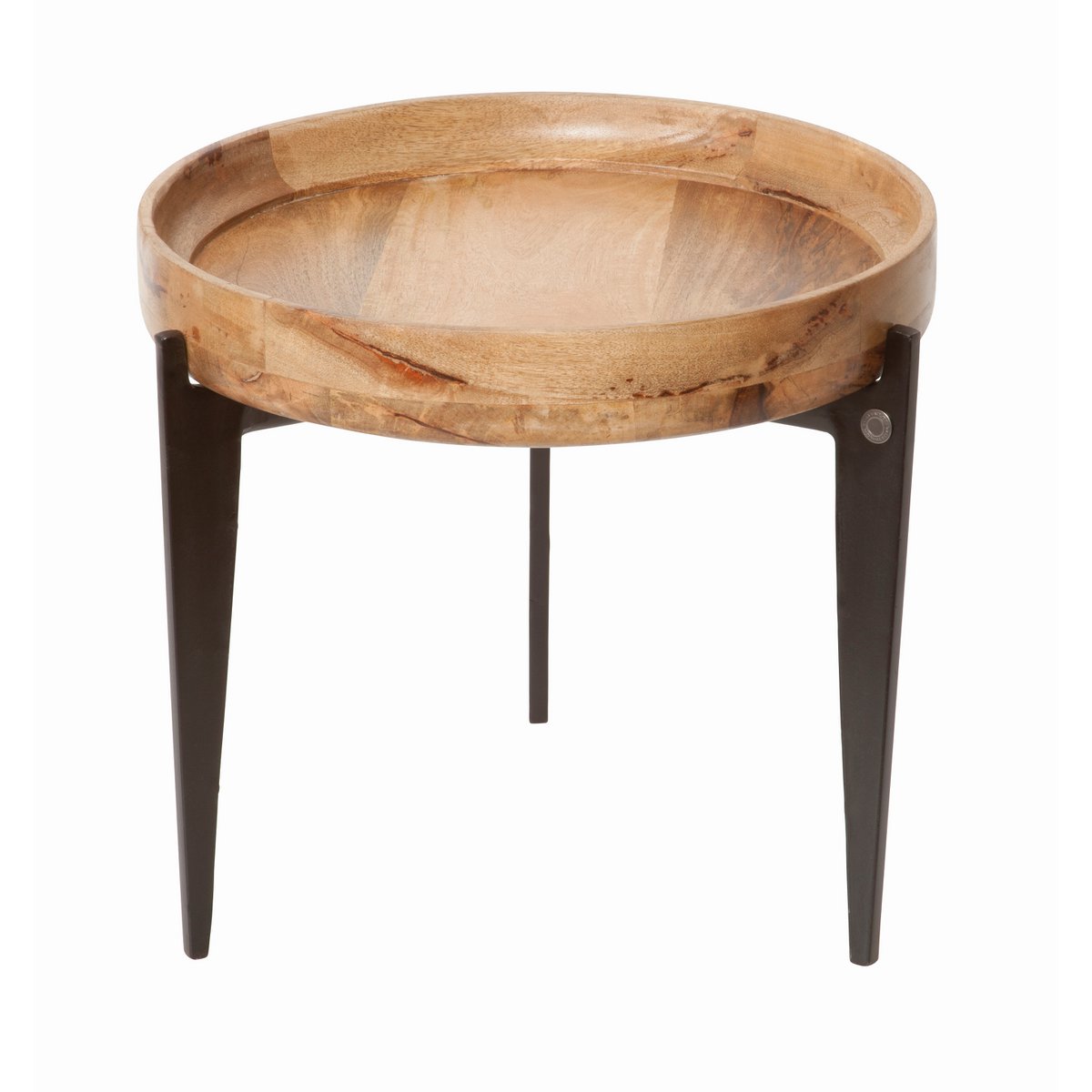 Tom Tailor bijzettafeltje T-TRAY TABLE SMALL – mangohout & stalen frame