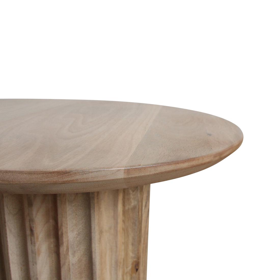 Bullnose bijzettafel naturel 50 cm