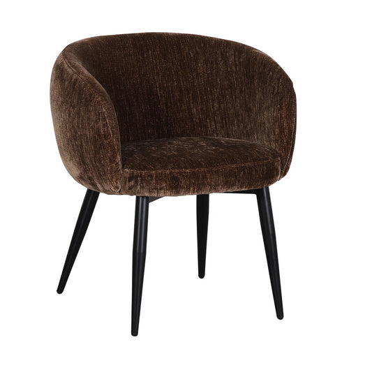 Pole To Pole NOx Stoel Umber, een set van twee bruine eetkamerstoelen met comfortabele zit en rugleuning, ideaal voor modern interieur