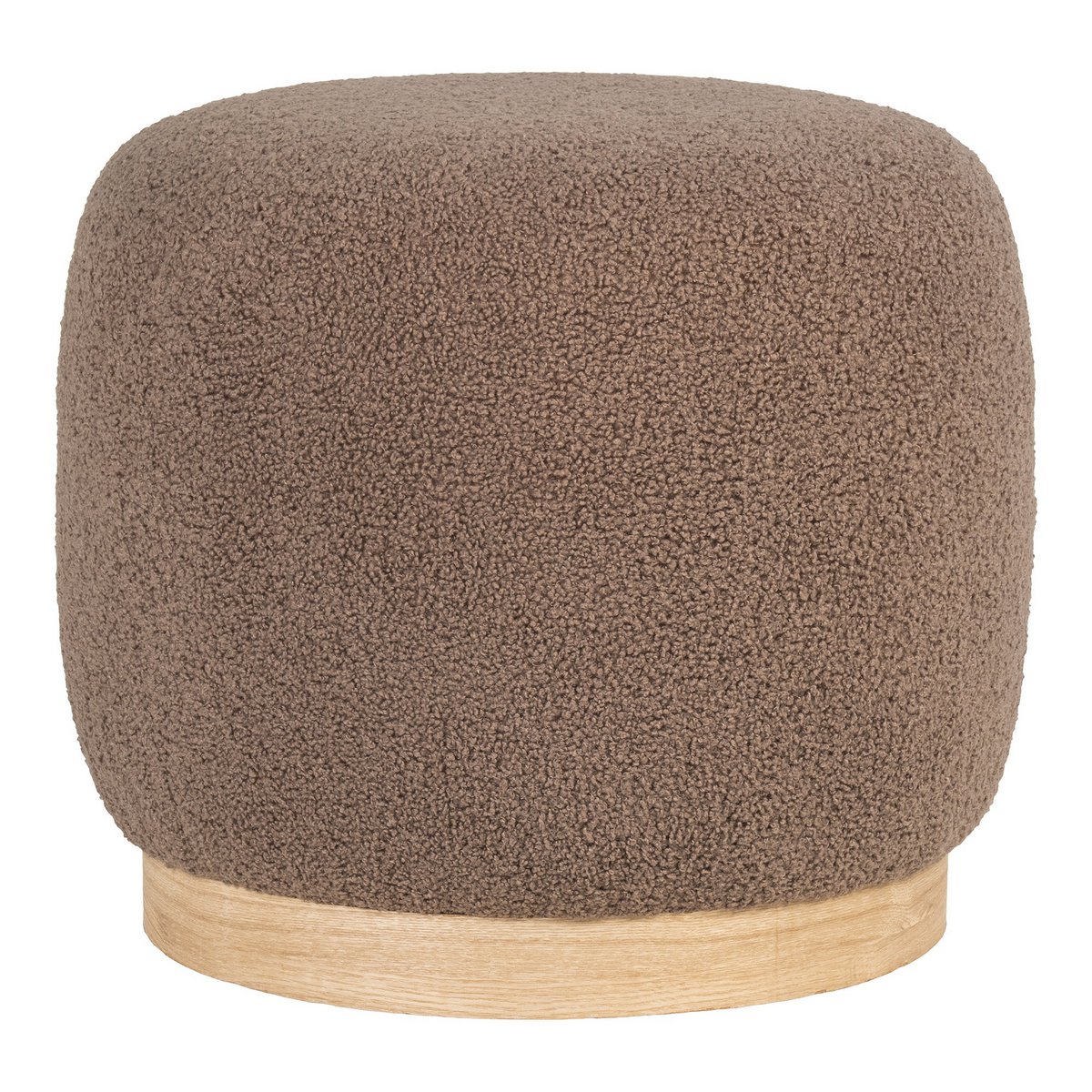 Belfort Poef - Bruin | House Nordic | 44,5 x 44,5 x 40 cm