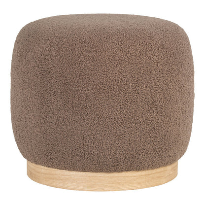 Belfort Poef - Bruin | House Nordic | 44,5 x 44,5 x 40 cm