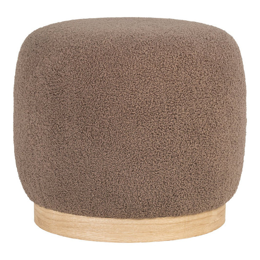 Belfort Poef - Bruin | House Nordic | 44,5 x 44,5 x 40 cm