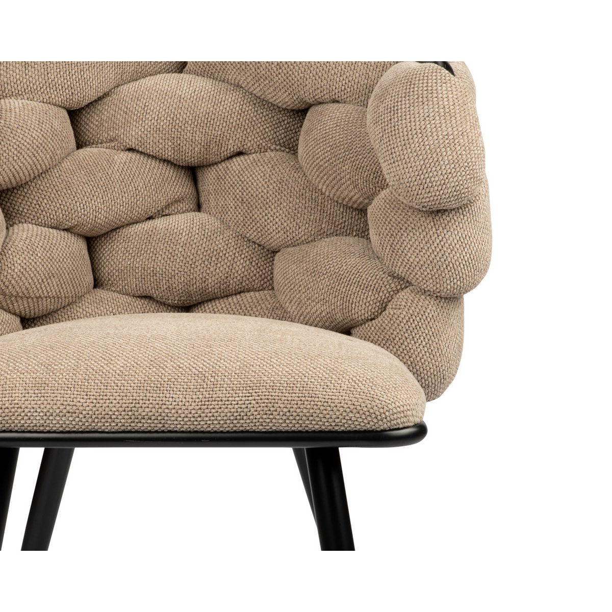 Schommelstoel bruin (Set van 2) – Rock Chair — close-up materiaal — MEUBELIER