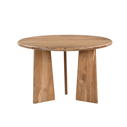Tafel 120x120 cm – Massief acaciahout met afgeronde randen