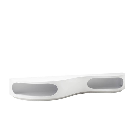 Laag bord 200x50x30 cm wit – Hoogglans lowboard van MDF