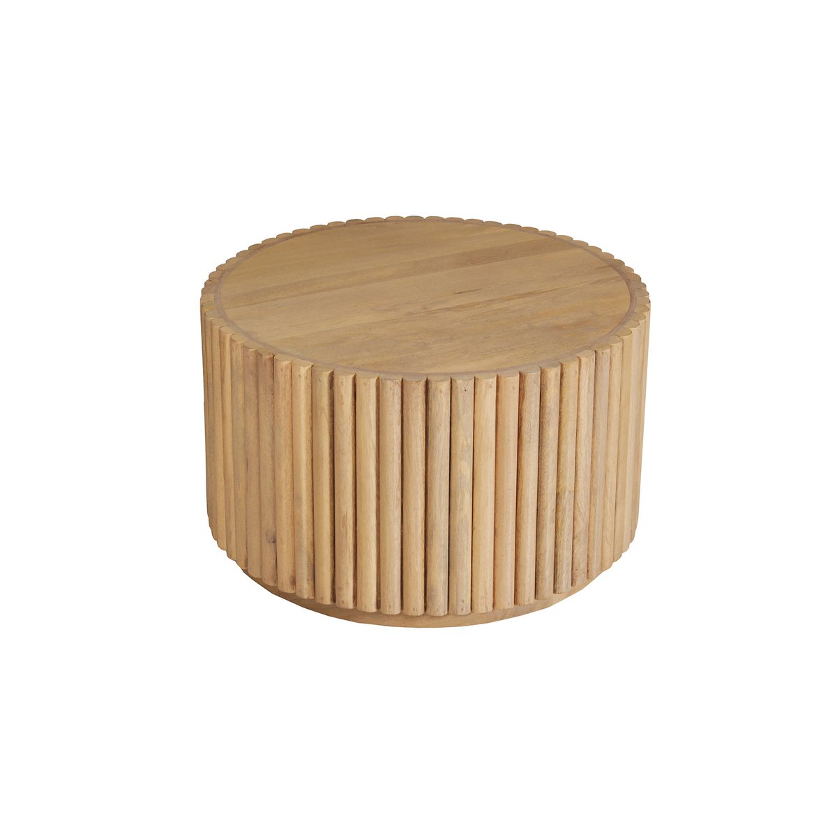 Tom Tailor salontafel 55x55 cm – T-RIBBED SIDE TABLE LARGE (mangohout)